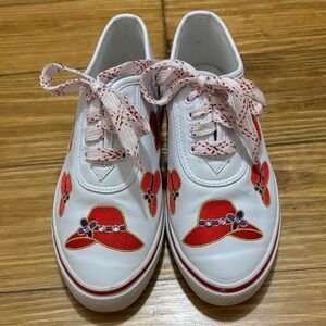 Sebastino Red Hat Sneaker Size 8